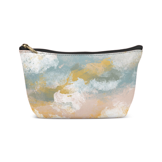 Sky Painted Abstract Makeup Bag