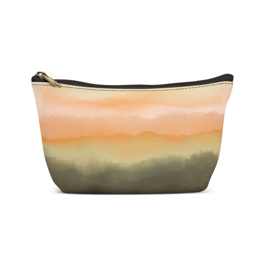 Valley Living Abstract Painted Makeup Bag