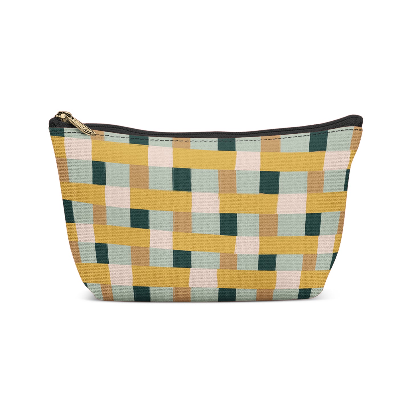 Retro Neutral Pattern Makeup Bag