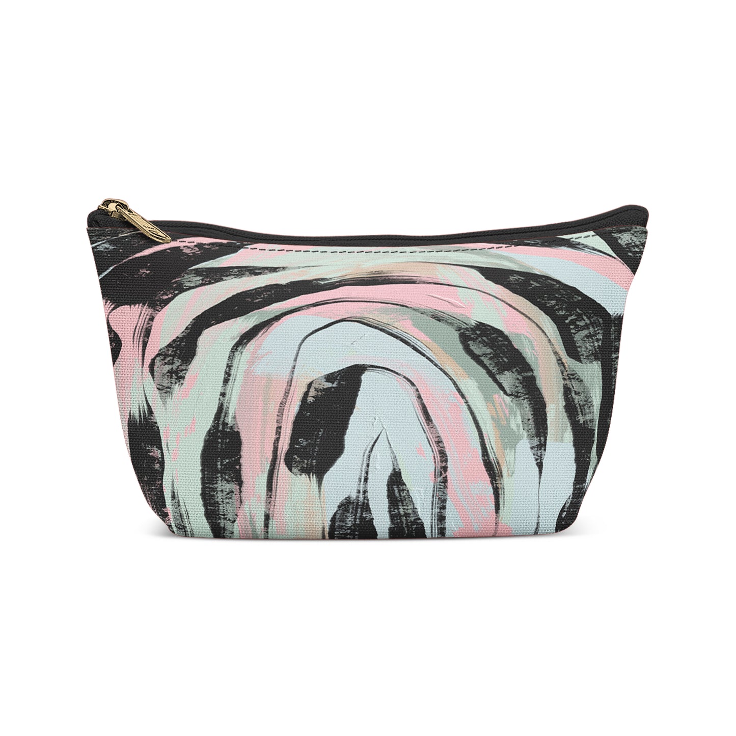 Modern Abstract Rainbow Makeup Bag