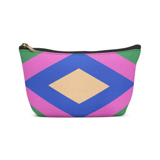 Retro Geometric Art No.2 Makeup Bag