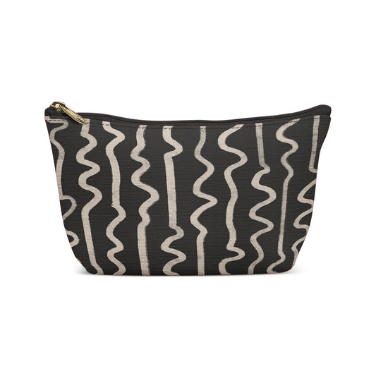 Black Makeup Bag with Etnic Design