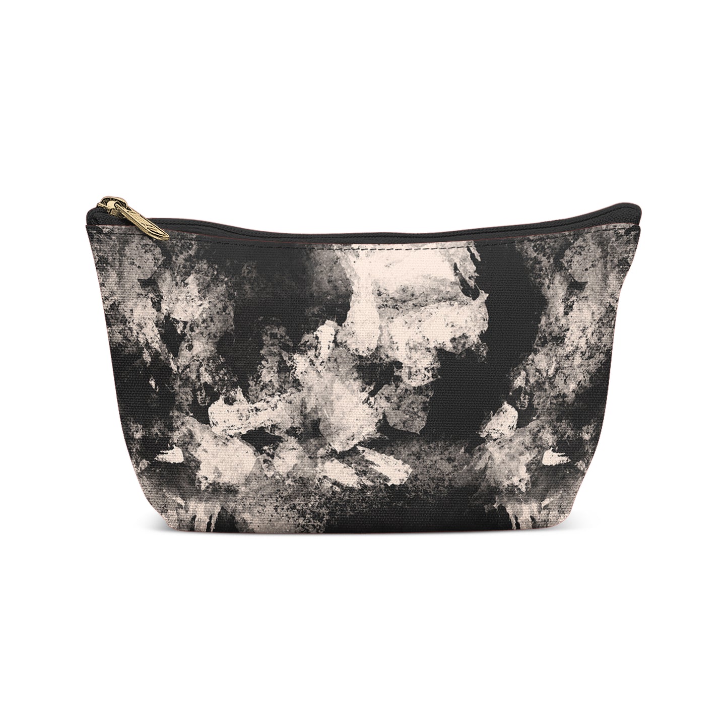 Dark Black&White Abstract Art Makeup Bag