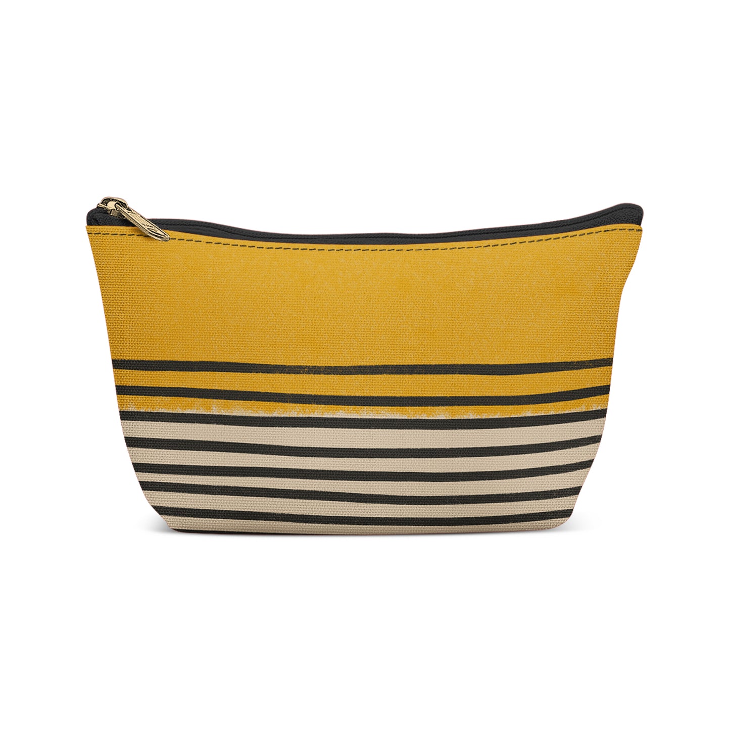 Yellow Mid Century Modern Makeup Bag