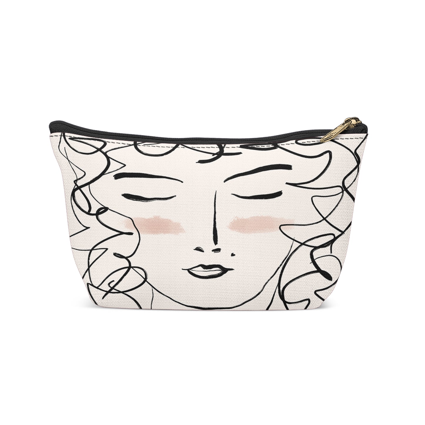 Woman Face Ladies Makeup Bag