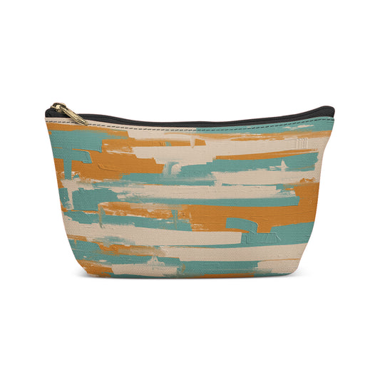 Painted Abstract Pattern Makeup Bag