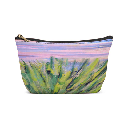 Painted Botanical Art Makeup Bag