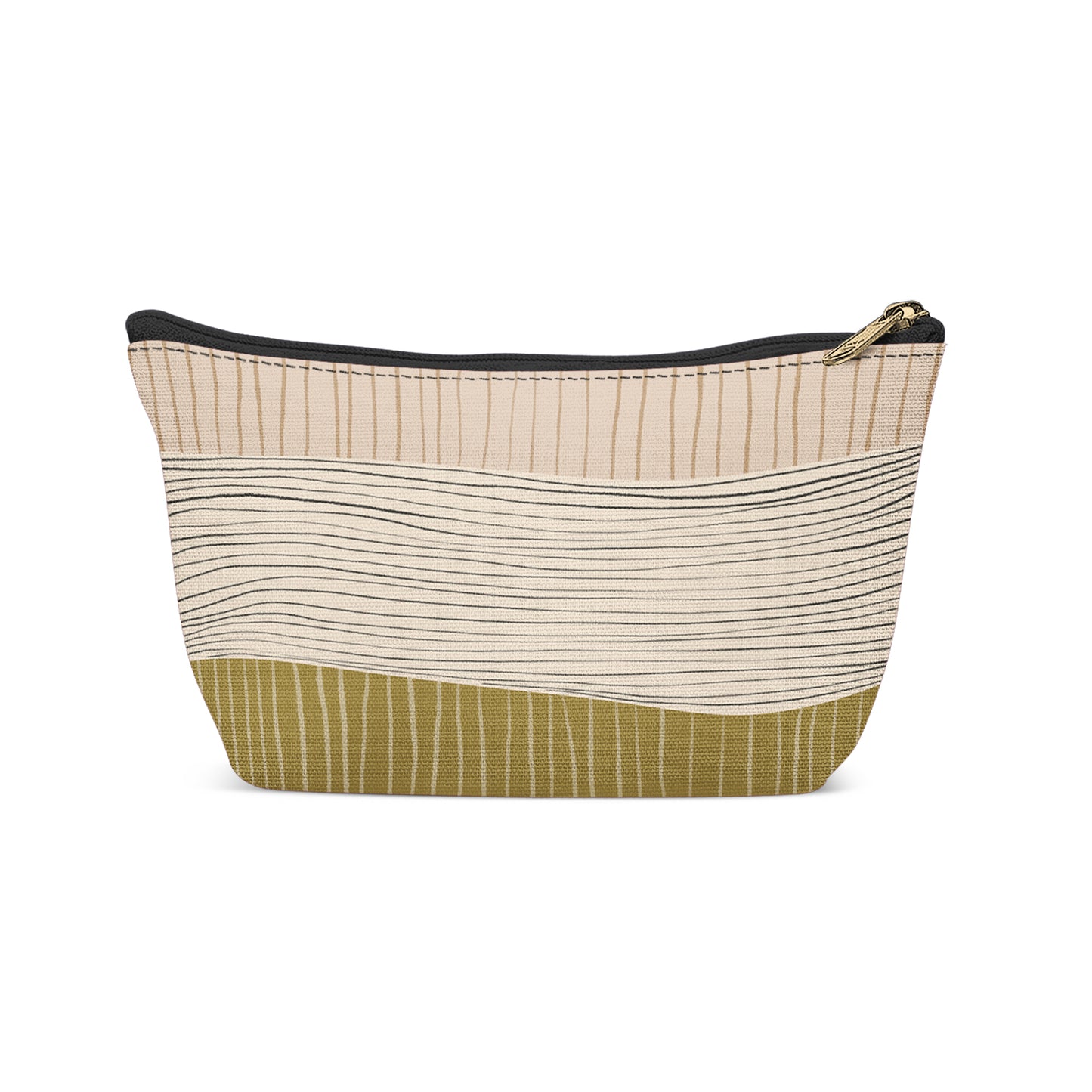 Neutral Modern Pattern Makeup Bag