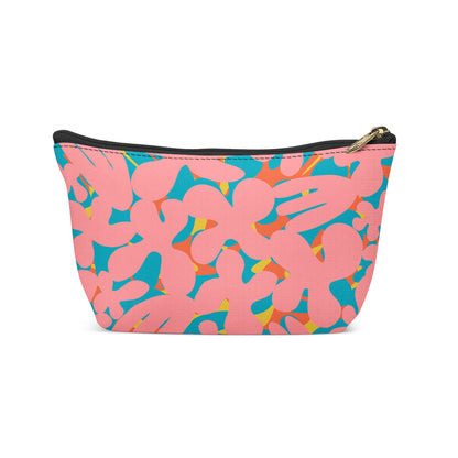 Pop Art Pink Pattern Makeup Bag