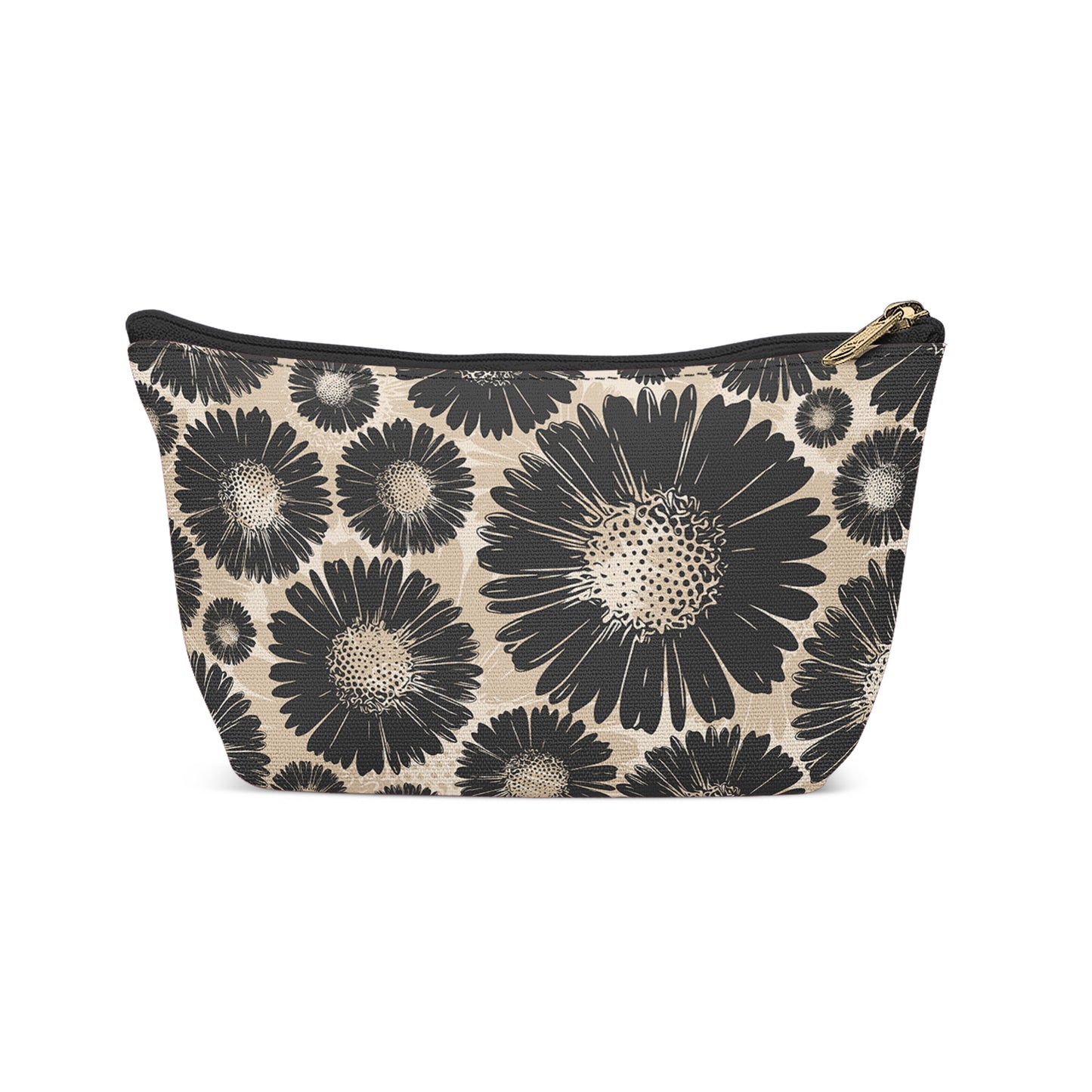 Vintage Floral Art Makeup Bag