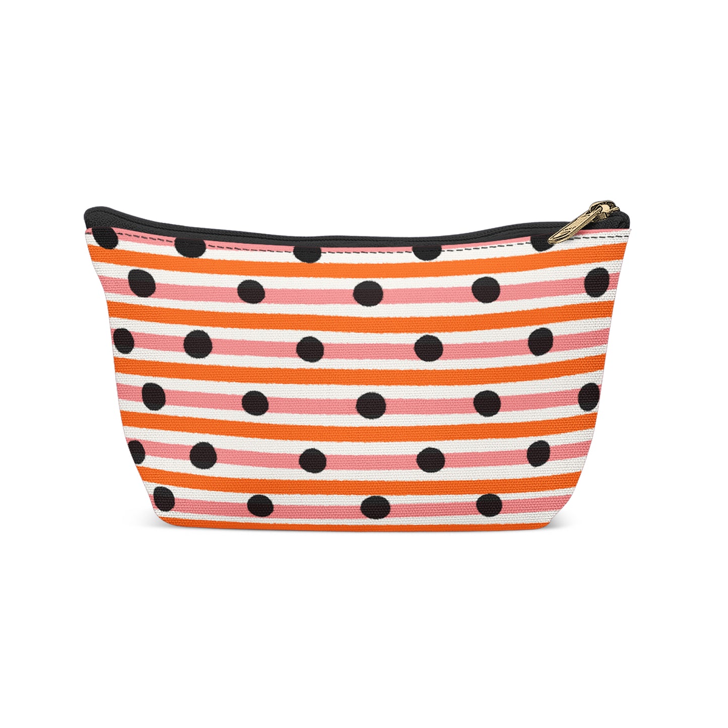 Dots and Lines Pattern Makeup Bag