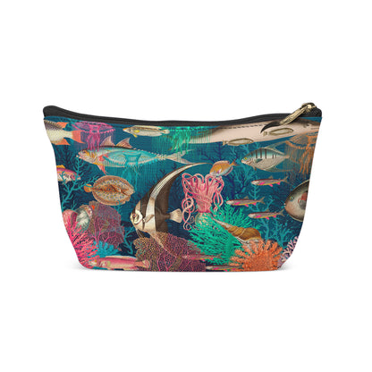 Botanical Sea Fish Colorful Makeup Bag