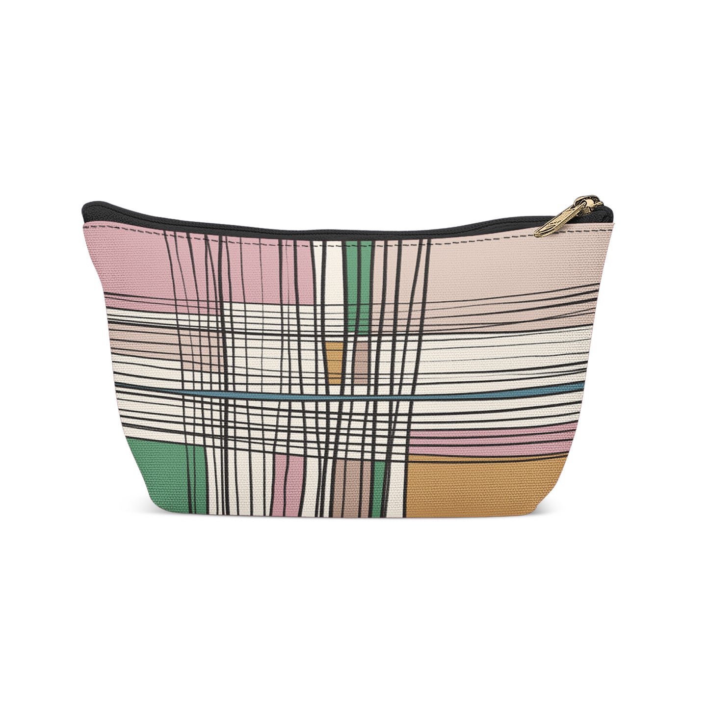 Mid Century Modern Colorful Makeup Bag