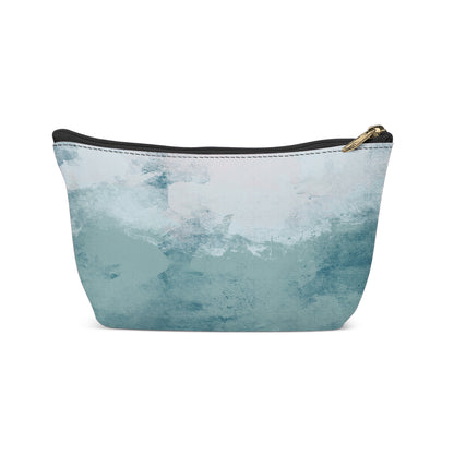 Painted Abstract Sea Makeup Bag