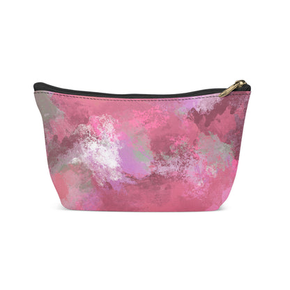 Painted Pink Artwork Makeup Bag