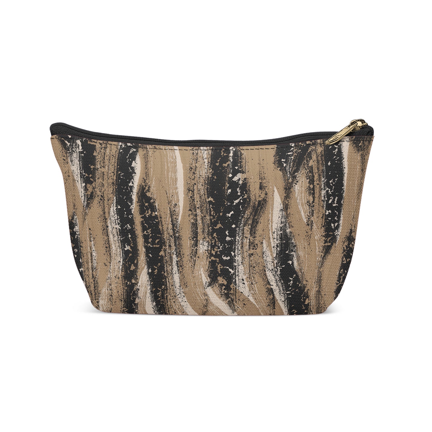 Painted Beige Grunge Make-up Bag