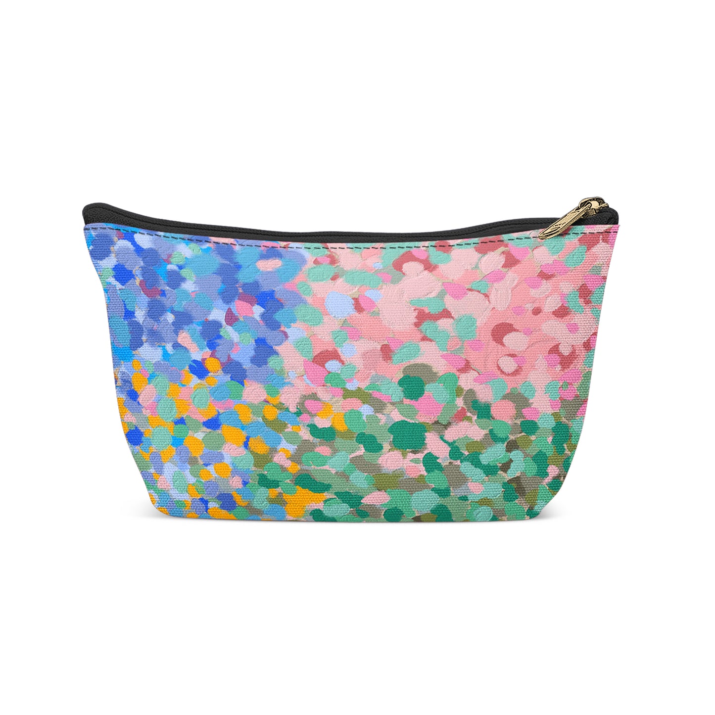 Monet Inspired Painted Colorful Makeup Bag