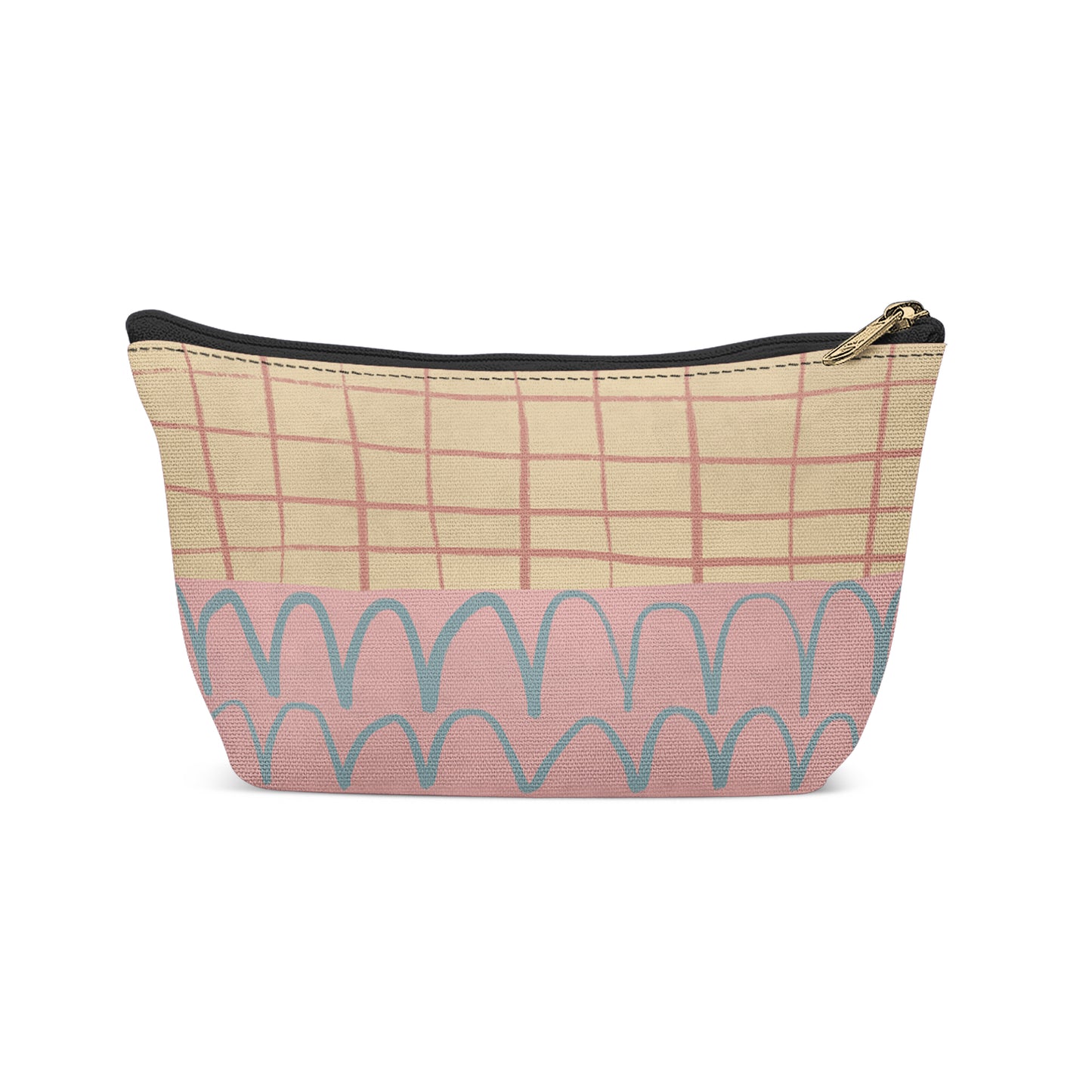 Retro Minimalist Pattern Makeup Bag