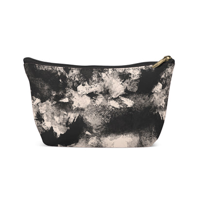 Dark Black&White Abstract Art Makeup Bag