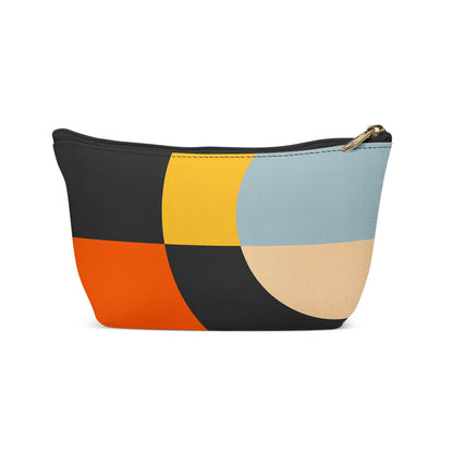 Retro Geometric Art Makeup Bag