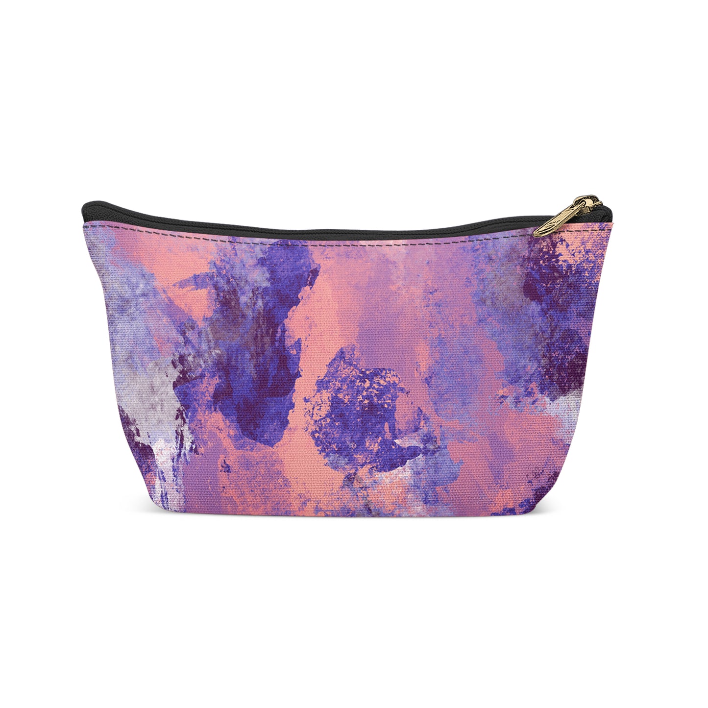 Painted Purple Artistic Makeup Bag