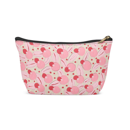 Pink Spots Pattern Makeup Bag