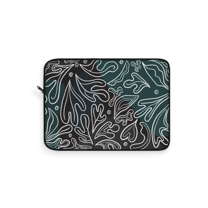 Floral Drawing Laptop Sleeve 2