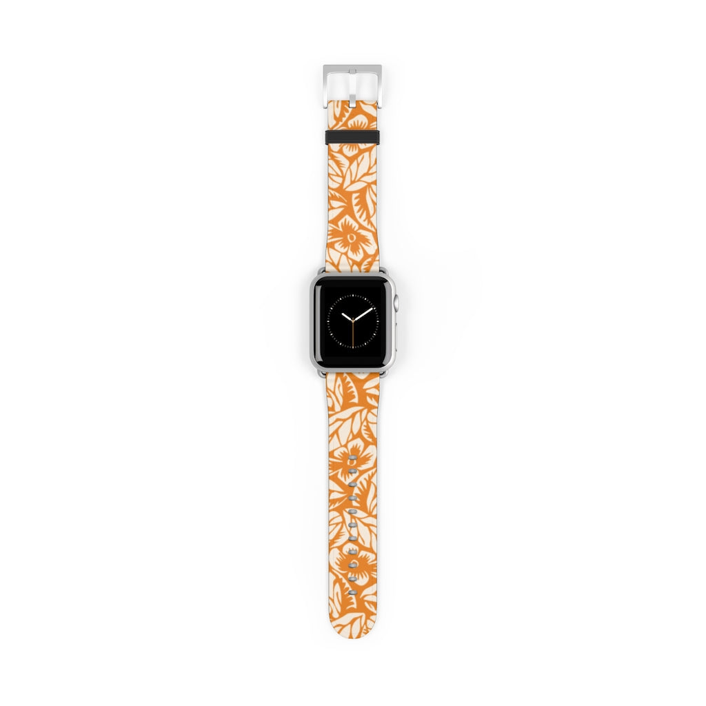 Yellow Floral Apple Watch Band