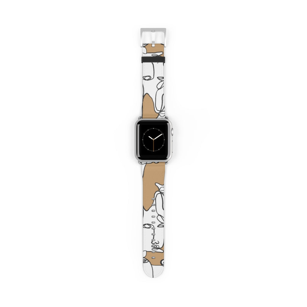 Line Art Apple Watch Band