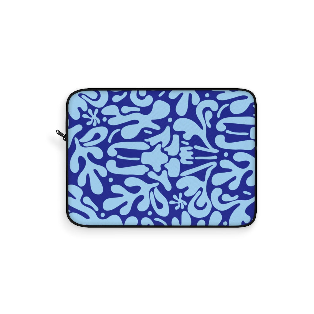 ABSTRACT FLORAL V8 LAPTOP SLEEVE