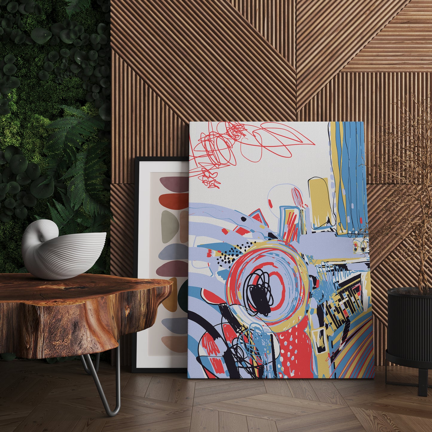 Abstract Painting Canvas Print