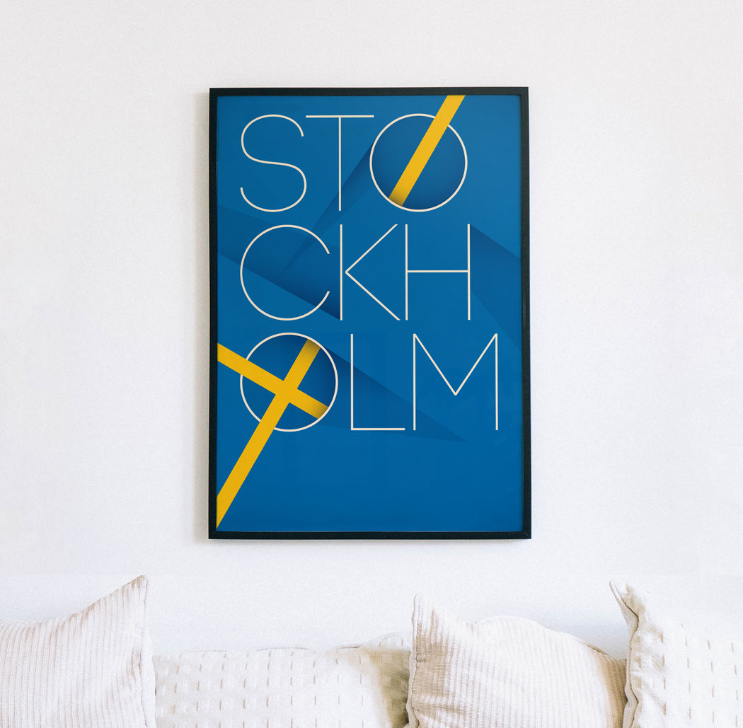 Stockholm Minimalist Poster