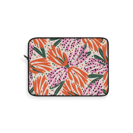 MODERN FLORAL LAPTOP SLEEVE