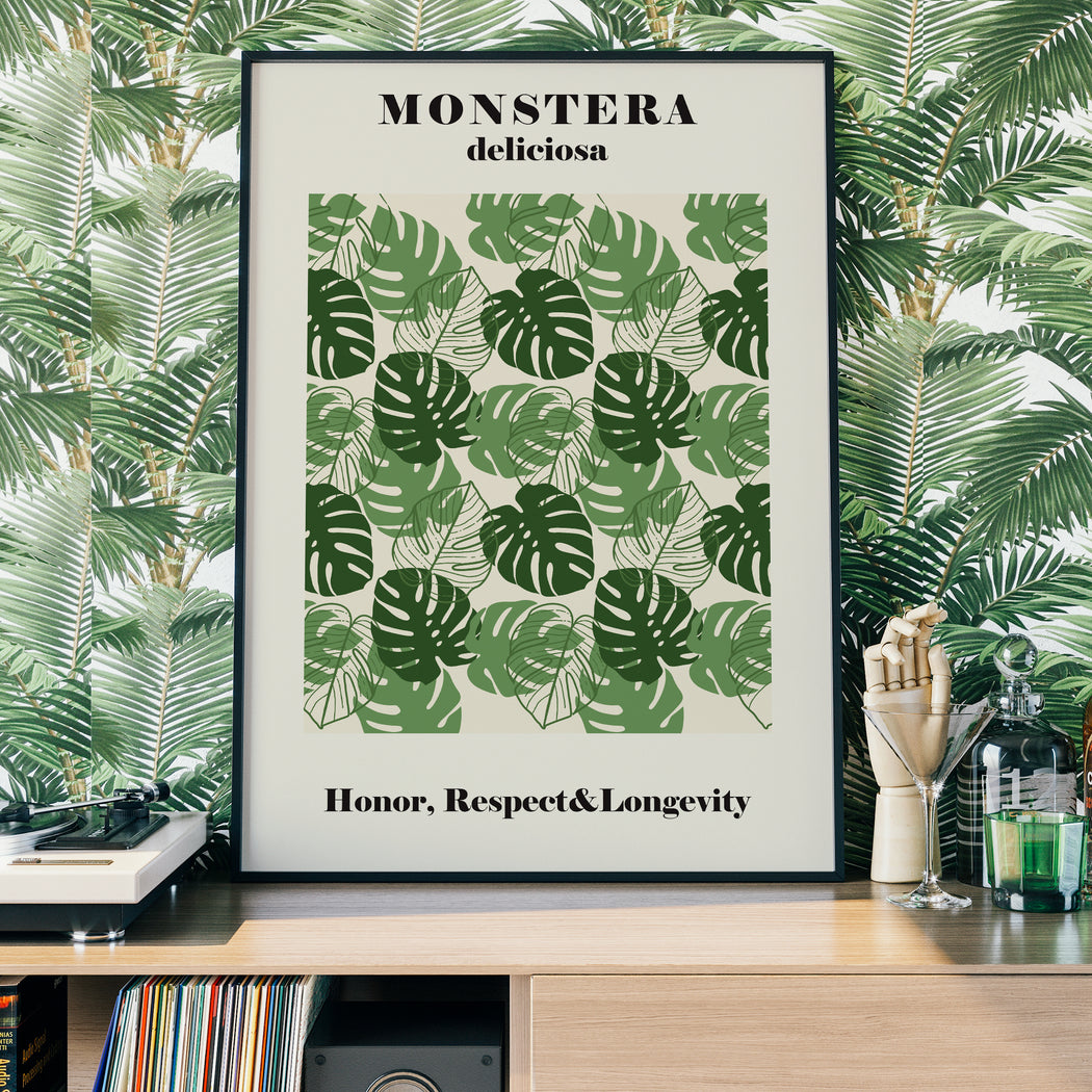 Monstera Illustration Print