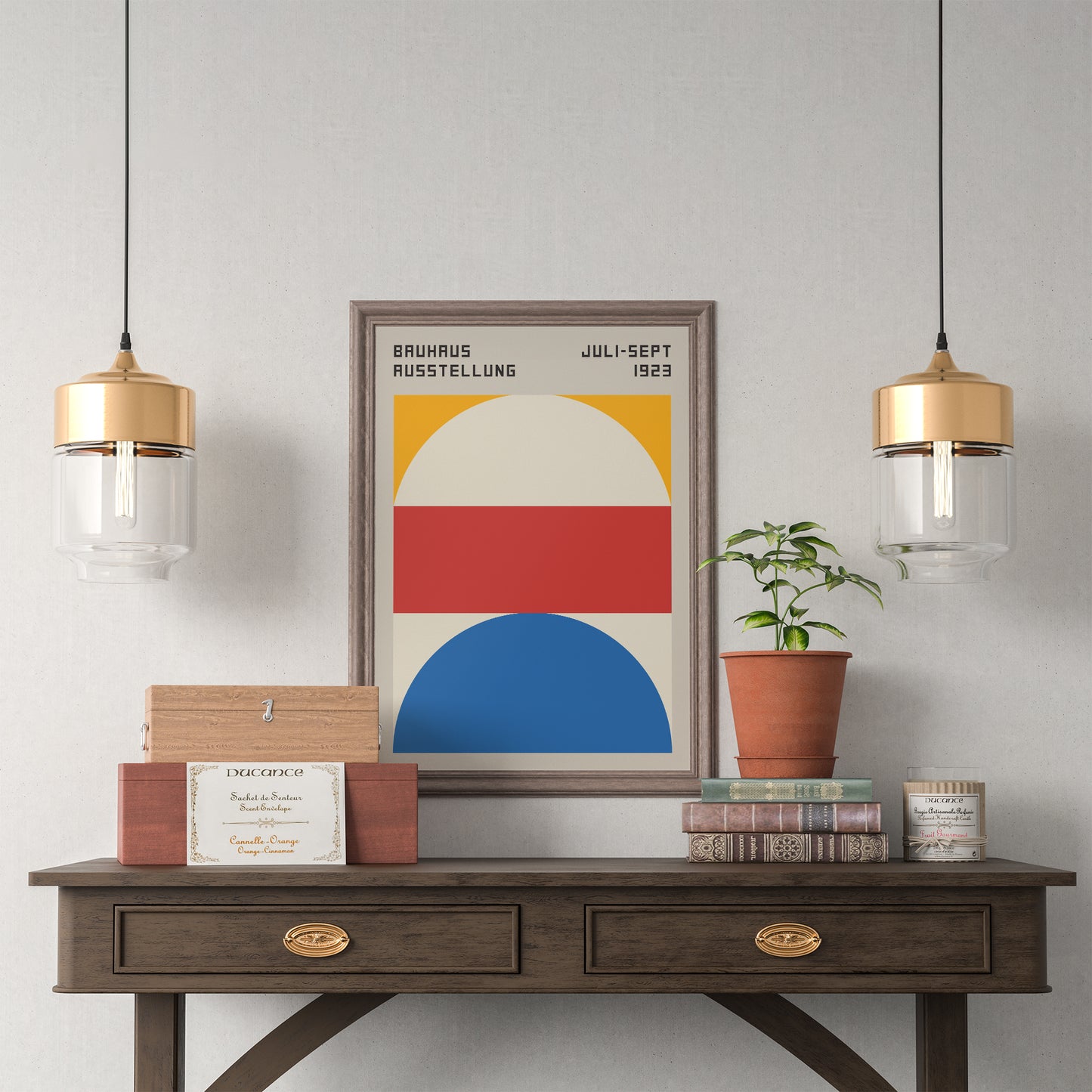 Abstract Geometric Poster