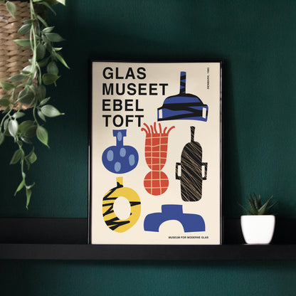 Glasmuseet Ebeltoft, Denmark Poster