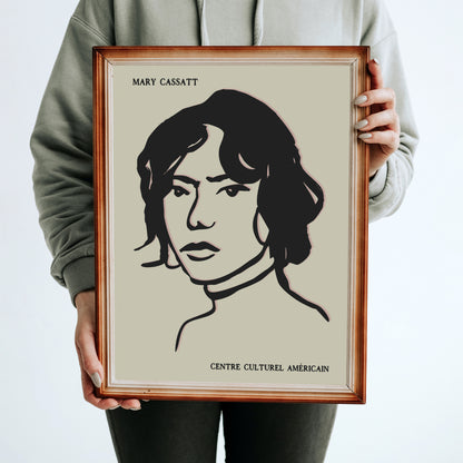 Mary Cassatt, Young Woman Poster