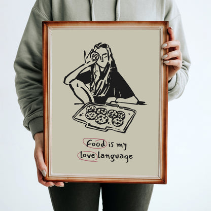 Food is My Love Language  Poster