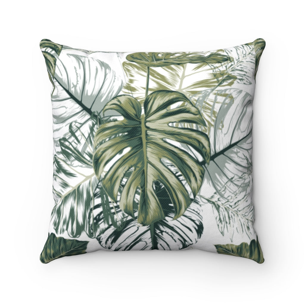 Monstera Leaf Pillow