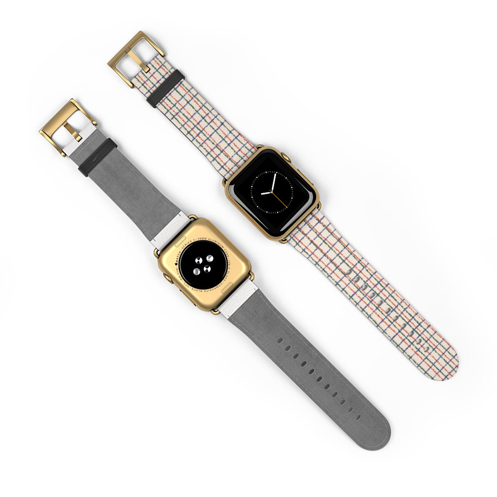 Rustic Checked Apple Watch Band