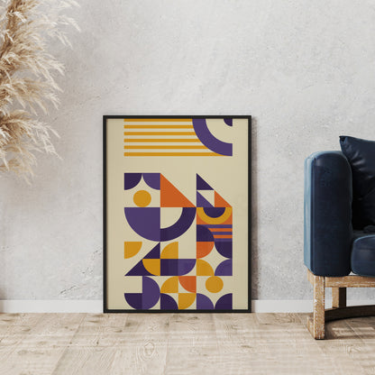 Abstract Geometric Shapes Print