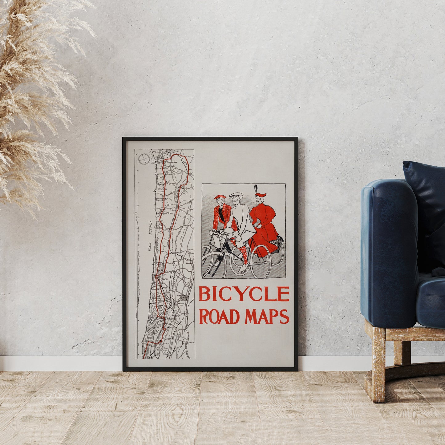 Houston River Cycling Poster