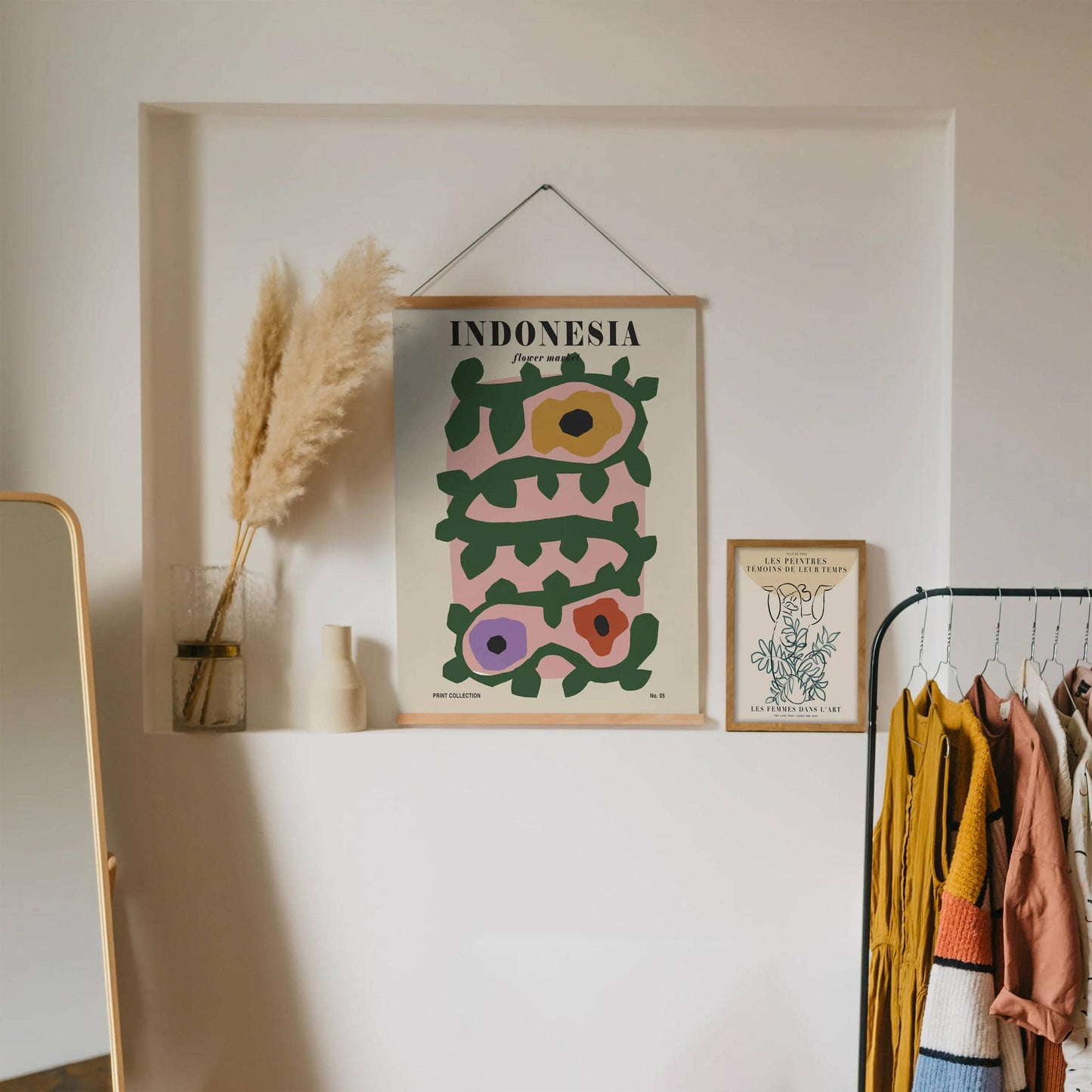 Bali Flower Market Poster - HypeSheriff