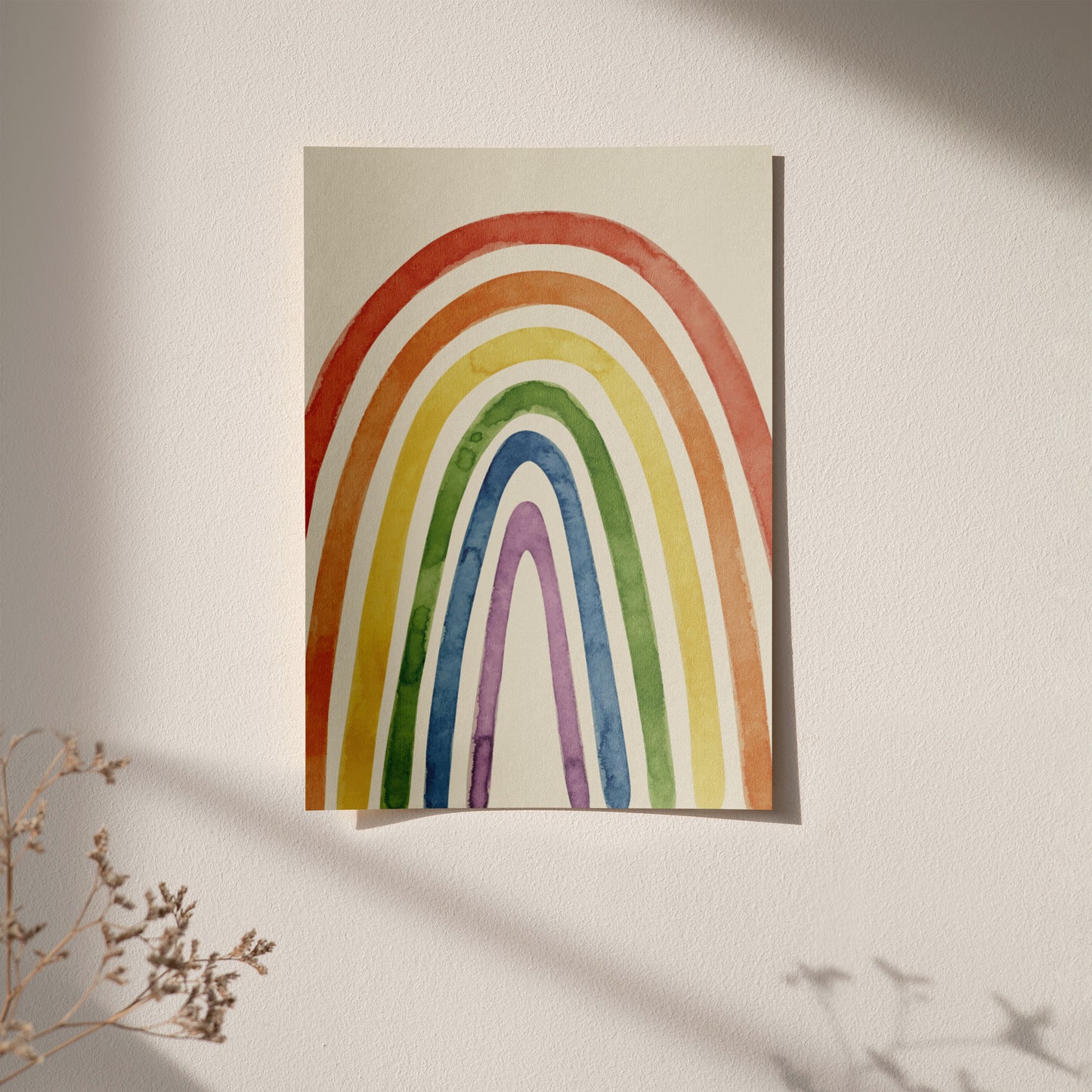 Retro Rainbow Poster