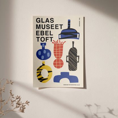 Glasmuseet Ebeltoft, Denmark Poster