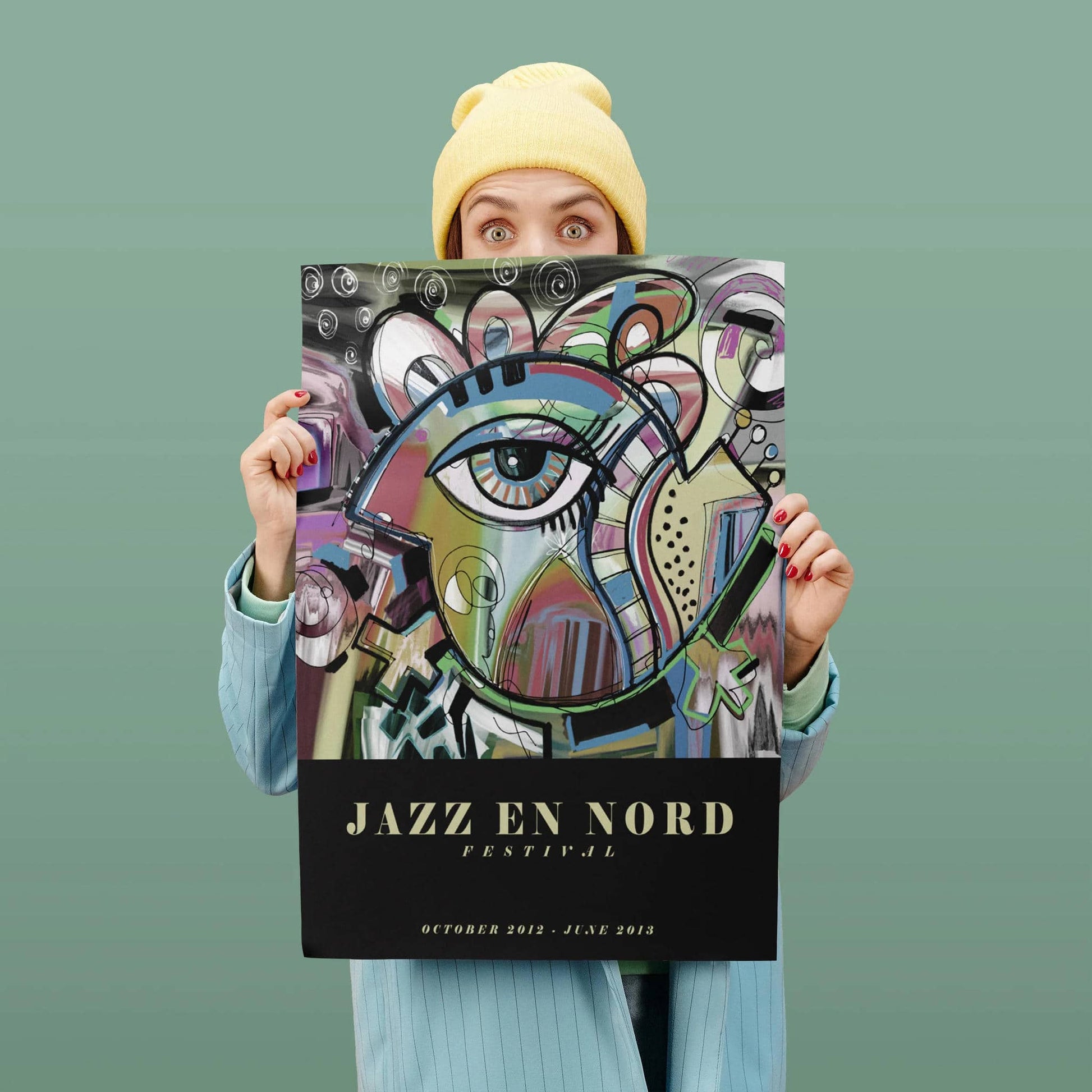 Colorful Jazz Music Festival Poster - HypeSheriff