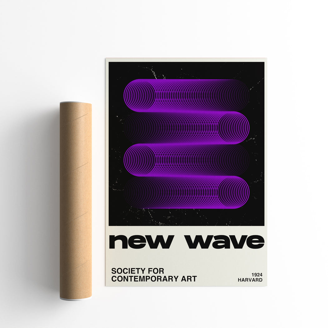 Contemporary New Wave Poster