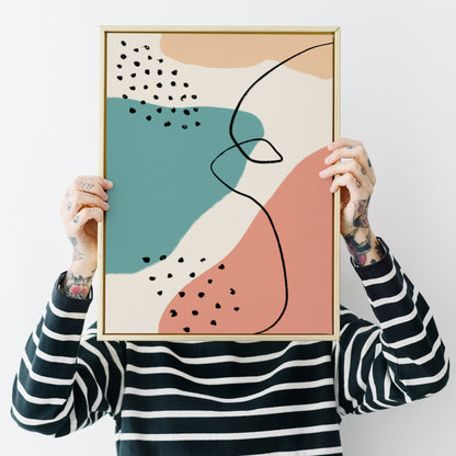 Pastel Abstract Print