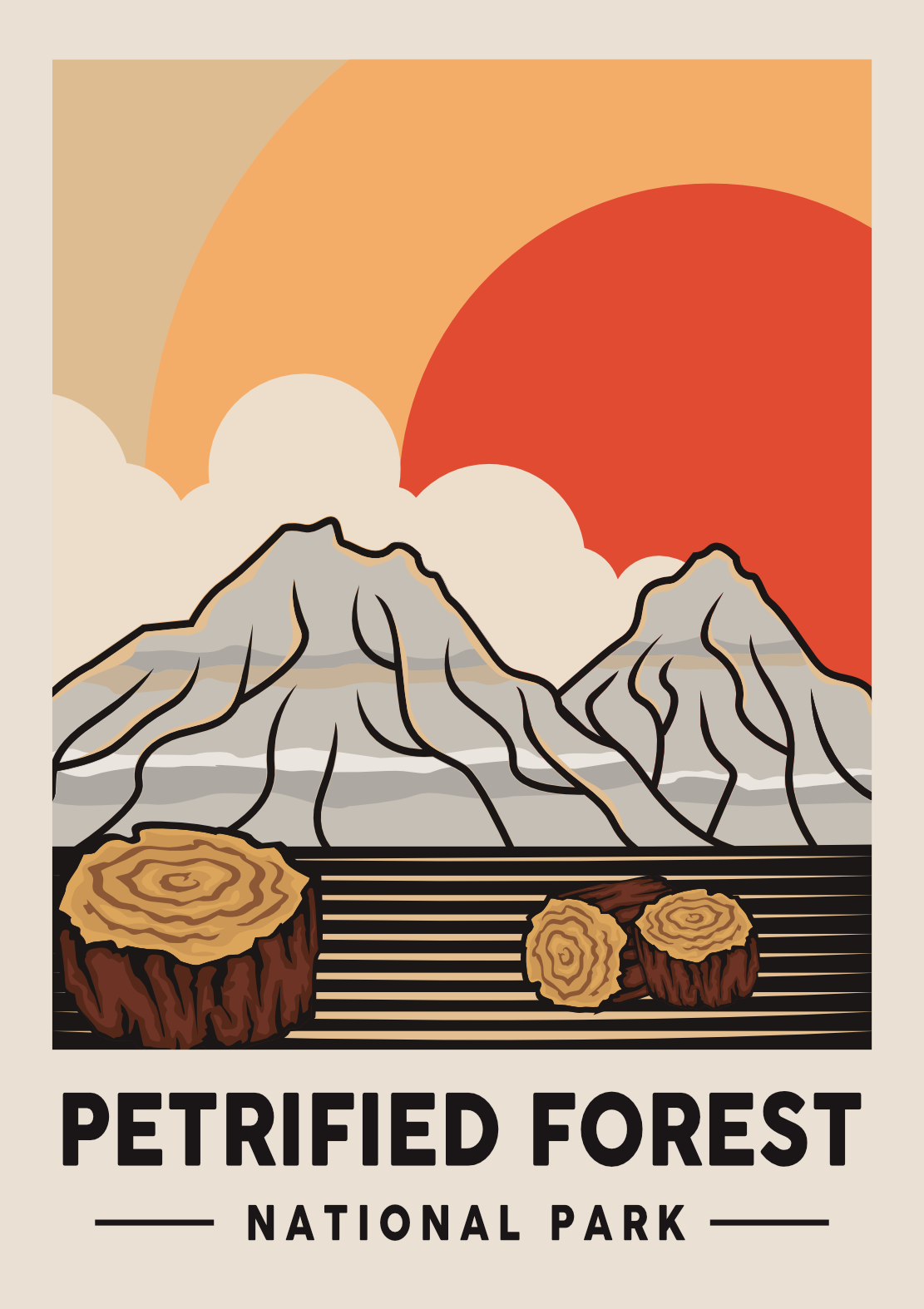 Petrified Forest National Park Poster