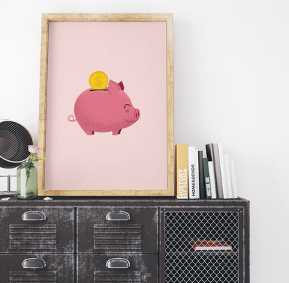 Piggy Bank Poster